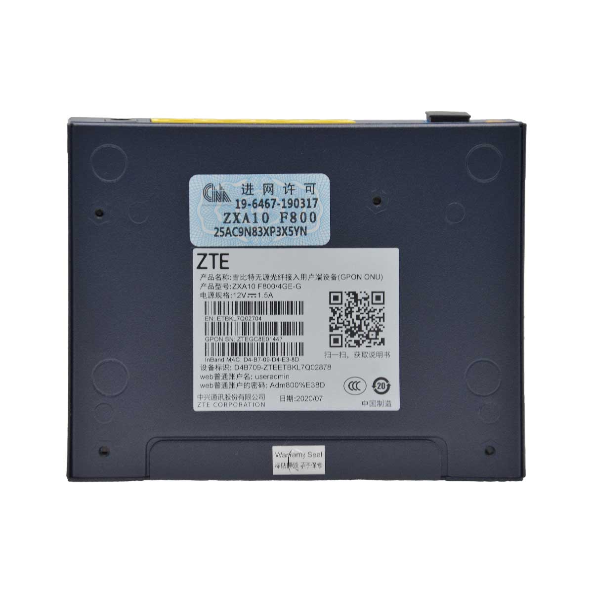 Buy ZTE ZXA10 F800 ONU Best Price - XponShop.com