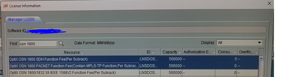 iMaster OmniSight-T License Troubleshooting— OSN1800 Lack of License